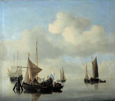 Marina in tempo di calma ... da Willem van de the Younger Velde