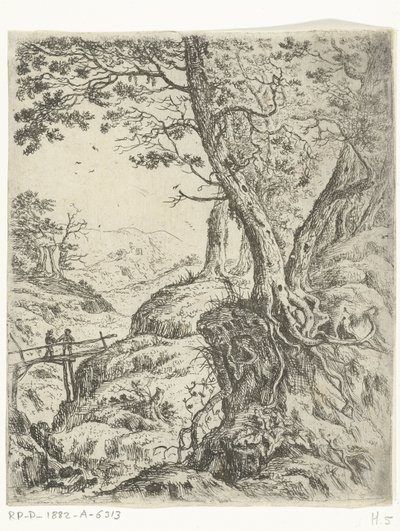 Paesaggio con ponticello di legno da Willem von Bemmel