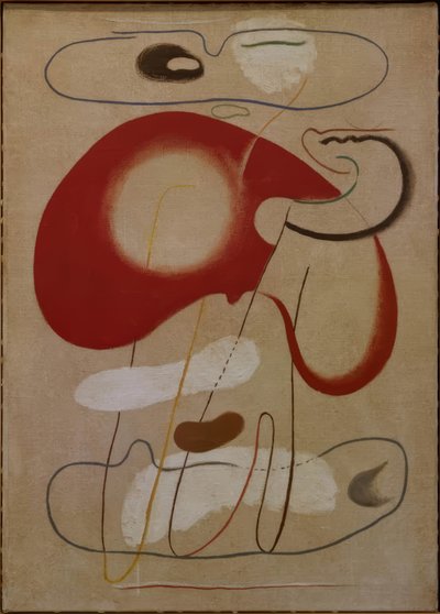 Immagine con forma marrone da Willi Baumeister