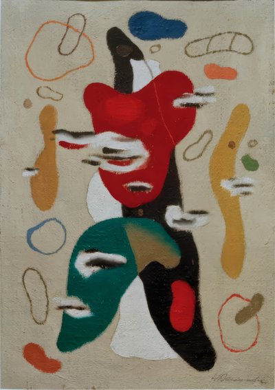 Figura di fiammella da Willi Baumeister