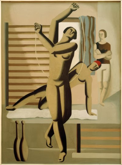 Saltatrice con la corda da Willi Baumeister