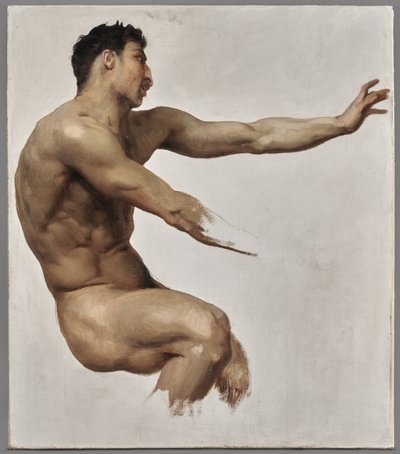 Studio di Satiro per Ninfe e Satiro da William Adolphe Bouguereau
