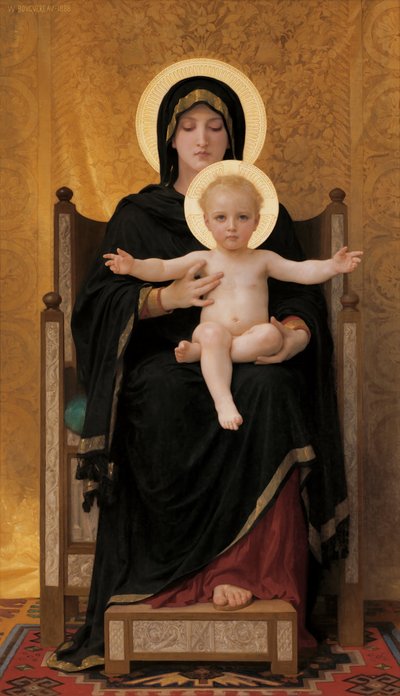 Madonna col Bambino da William Adolphe Bouguereau