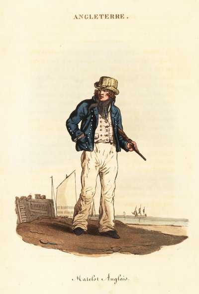 Marinaio britannico nella Marina di Lord Nelson da William (after) Alexander
