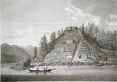 Villaggio degli indiani amichevoli all