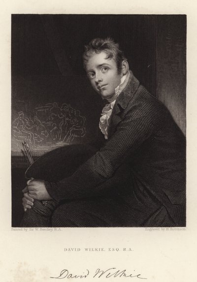 David Wilkie, Esquire, R A (incisione) da William (after) Beechey