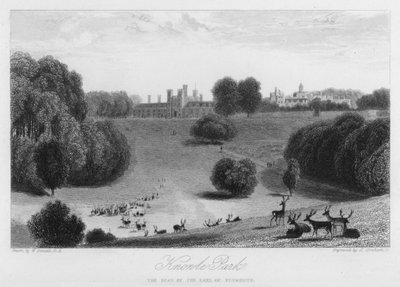 Knowle Park, la residenza del conte di Plymouth da William (after) Daniell