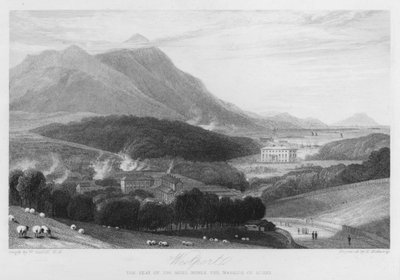 Westport, la residenza del Marchese di Sligo (incisione) da William (after) Daniell