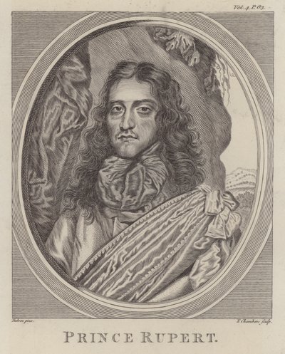 Principe Rupert del Reno, soldato tedesco che combatté dalla parte dei realisti nella guerra civile inglese da William (after) Dobson