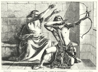 Re Joas che scocca la Freccia della Liberazione (incisione) da William (after) Dyce