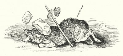 La morte del lupo da William (after) Harvey