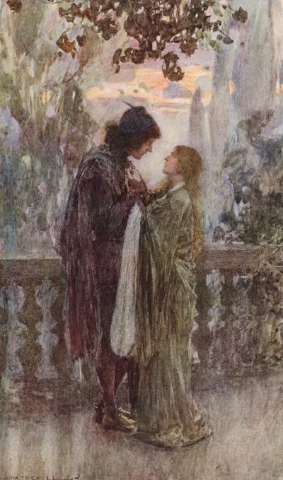 Romeo e Giulietta di Shakespeare: Atto III, Scena V da William (after) Hatherell