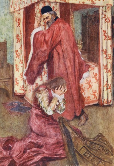 Romeo e Giulietta di Shakespeare: Atto III, Scena V da William (after) Hatherell