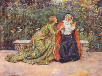 Romeo e Giulietta di Shakespeare: Atto II, Scena V da William (after) Hatherell
