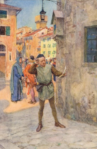 Romeo e Giulietta di Shakespeare: Atto I, Scena II da William (after) Hatherell