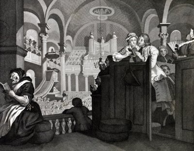 La domenica libera di Goodchild da William (after) Hogarth