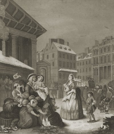 Mattina - Strade di Londra da William (after) Hogarth