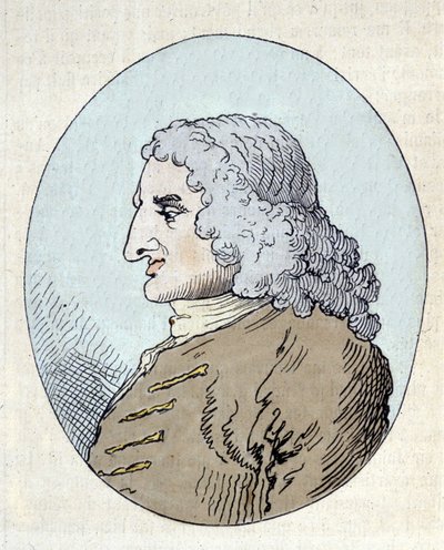 Ritratto di Henry Fielding da William (after) Hogarth