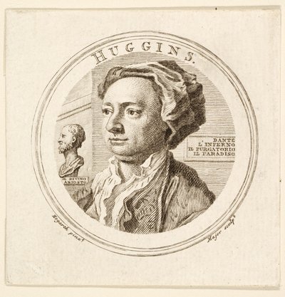Ritratto di William Huggins, pub. 1760 da William (after) Hogarth