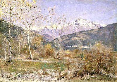 Il Col di Tenda da Ventimiglia da William (after) Logsdail