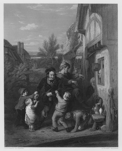Tempo di fiera, dal quadro nella Galleria Vernon da William (after) Mulready