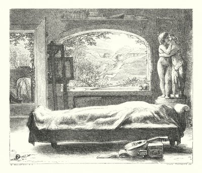 La Casa Abbandonata (incisione) da William (after) Mulready