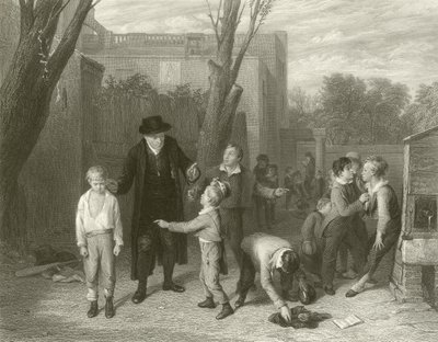 La lotta interrotta (incisione) da William (after) Mulready