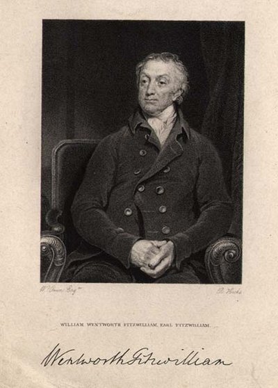 William Wentworth Fitzwilliam, 2° conte Fitzwilliam (1748-1833), inciso da R. Hicks da William (after) Owen