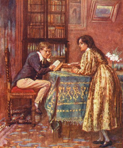 Illustrazione per Il mulino sulla Floss di George Eliot da William (after) Rainey
