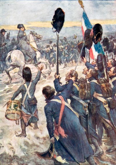 Soldati, questa battaglia deve essere un tuono" (litografia a colori) da William (after) Rainey