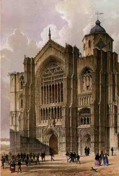 Priorato di Bridlington, la Facciata Ovest, da 