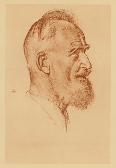 Ritratto di George Bernard Shaw da William (after) Rothenstein