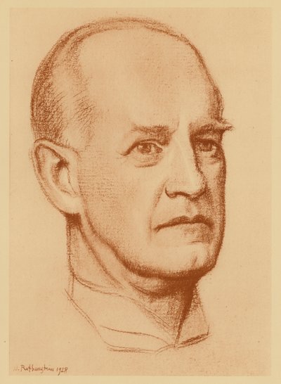 Ritratto di John Galsworthy da William (after) Rothenstein