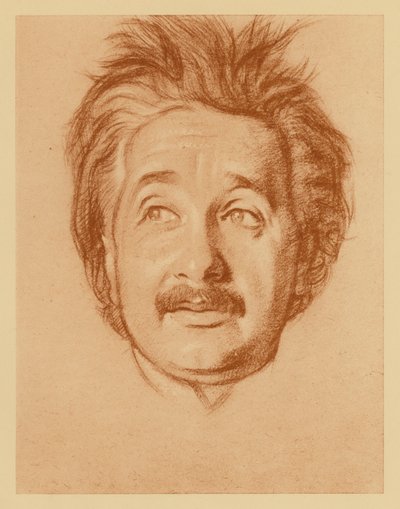 Ritratto del Professor Albert Einstein da William (after) Rothenstein