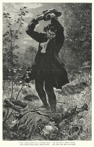 Il sogno di Eugene Aram da William (after) Small