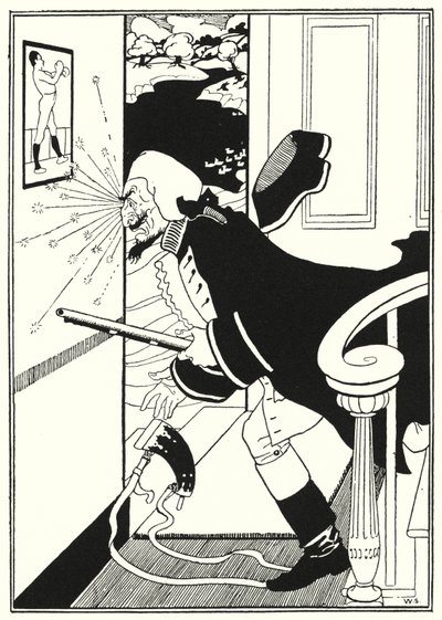 Illustrazione per le Avventure del Barone di Munchausen da William (after) Strang