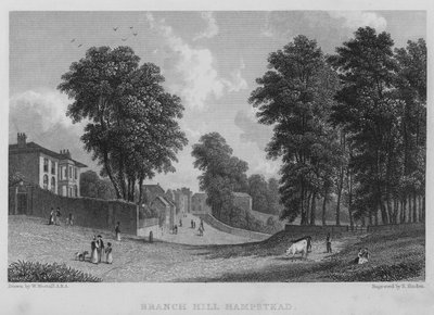 Branch Hill, Hampstead da William (after) Westall