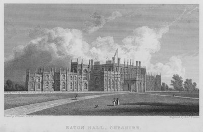 Eaton Hall, Cheshire da William (after) Westall