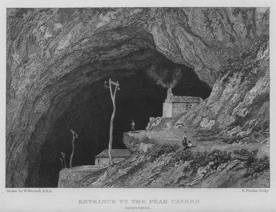 Ingresso alla caverna del Peak, Derbyshire da William (after) Westall
