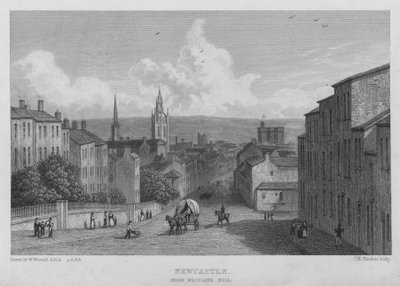 Newcastle, da Westgate Hill da William (after) Westall