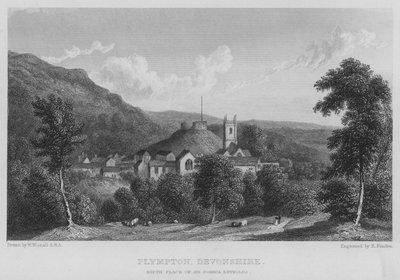 Plympton, Devonshire, Luogo di Nascita di Sir Joshua Reynolds da William (after) Westall