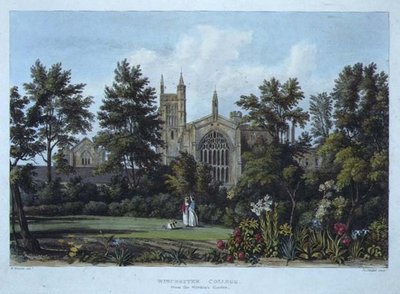 Winchester College dal Giardino del Guardiano, da 