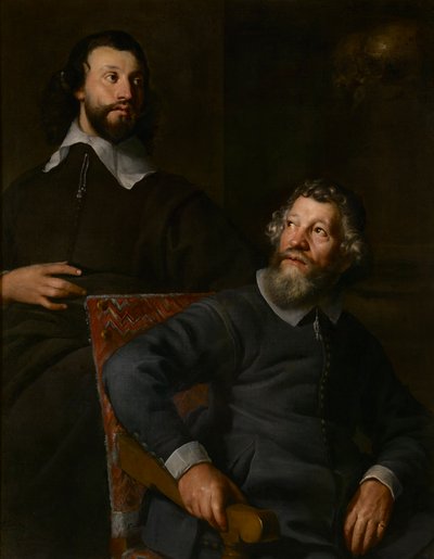 Ritratto di due gentiluomini, chiamati Nicholas Stone e suo figlio da William (attr. to) Dobson