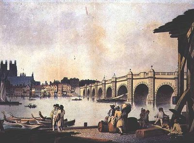 Ponte di Westminster da William (attr. to) Marlow