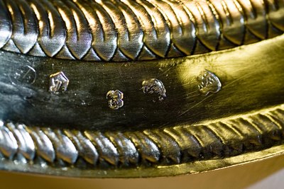 Salver di Carlo II su piede da William (attr. to) Normal