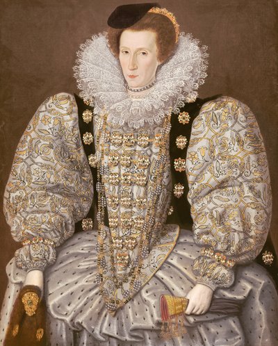 Ritratto di una dama della corte elisabettiana, c.1595 da William (attr. to) Segar