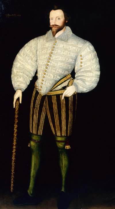 Ritratto di Sir Francis Drake da William (follower of) Larkin