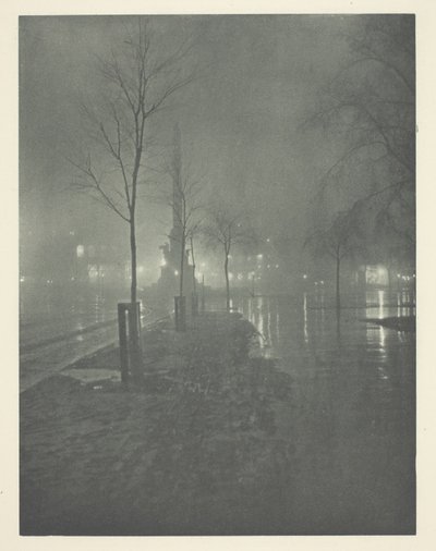 Notte piovosa, Columbus Circle, New York da William A. Fraser