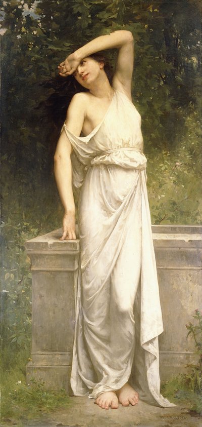 Una bellezza classica vicino a un pozzo da William Adolphe Bouguereau