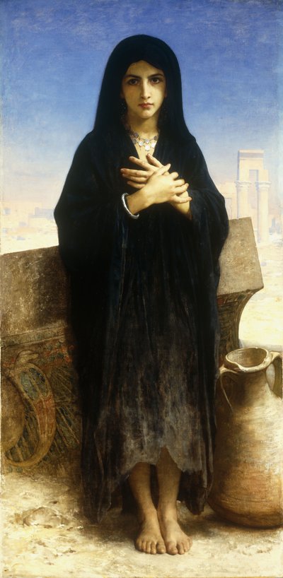 Una Giovane Ragazza Fellah, 1876 da William Adolphe Bouguereau